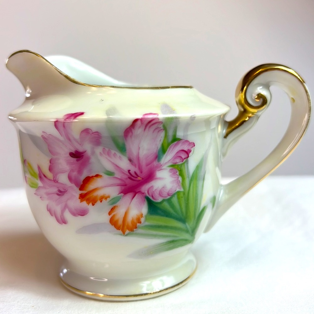 Creamer “Made in Occupied Japan” hand painted floral Replacements